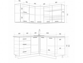 Угловой кухонный гарнитур Флоренс Грин в Троицке - troick.mebel74.com | фото 4