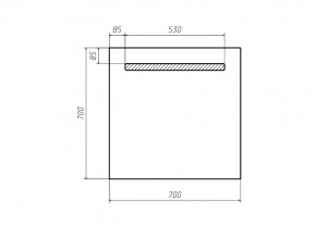 Зеркало Гуд лайт Good Light 70 с подсветкой в Троицке - troick.mebel74.com | фото 2