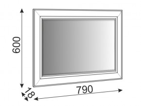 Зеркало Саванна М07 в Троицке - troick.mebel74.com | фото 2